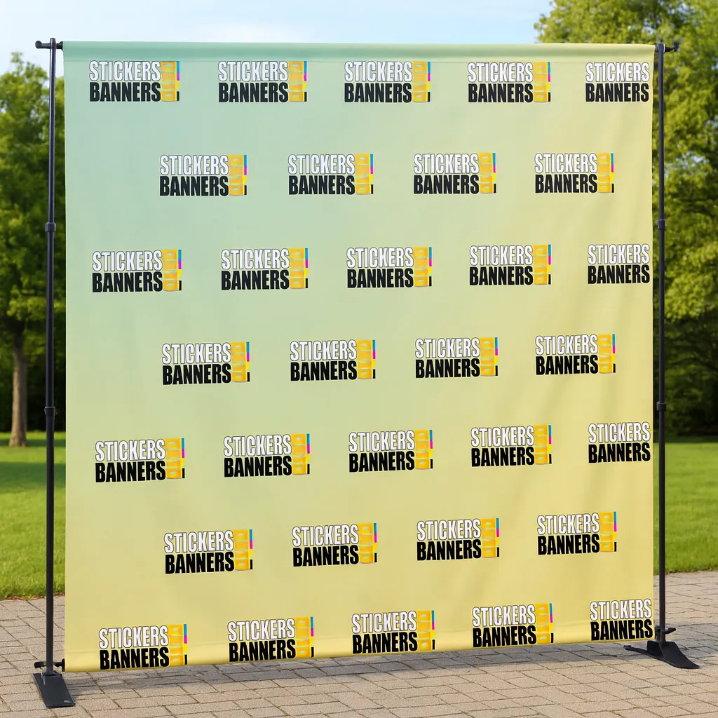 Fabric Step and Repeat Banner - Image 4
