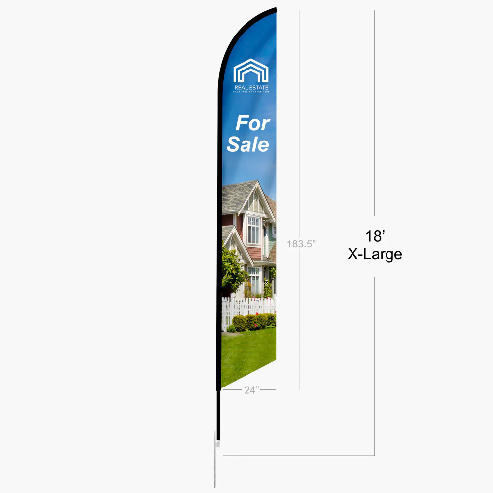 Feather Angled Flag (X-Large)