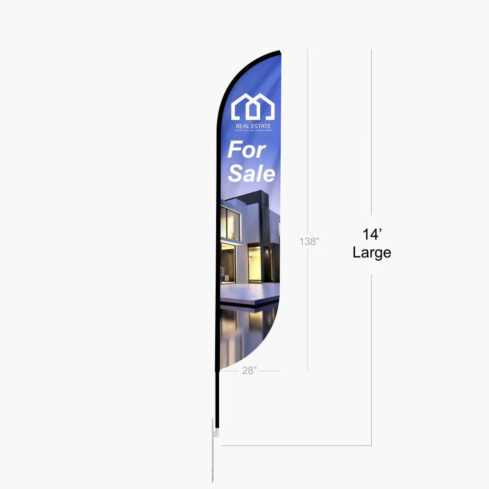 Feather Convex Flag (Large)