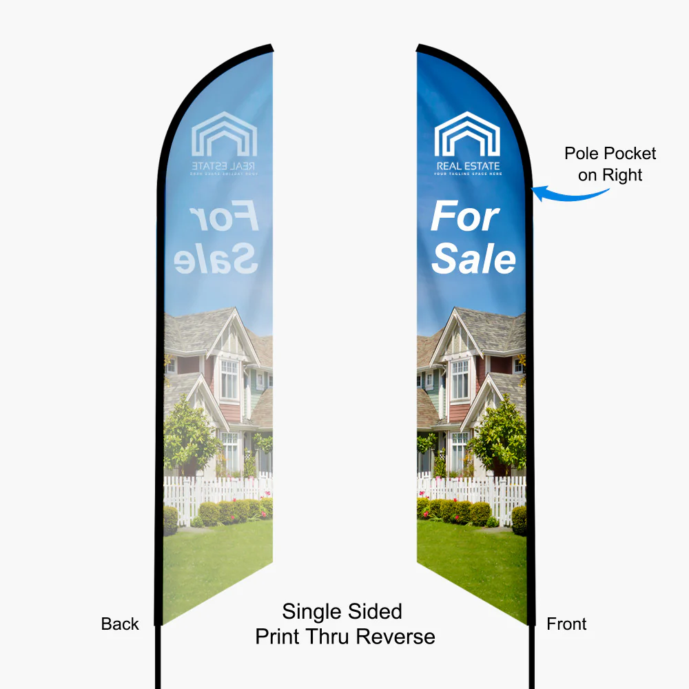 Feather Angled Flag (Medium) - Image 2